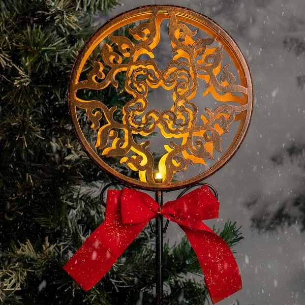 Solar LED Shadow Garden Stake Light. Opens flyout.
