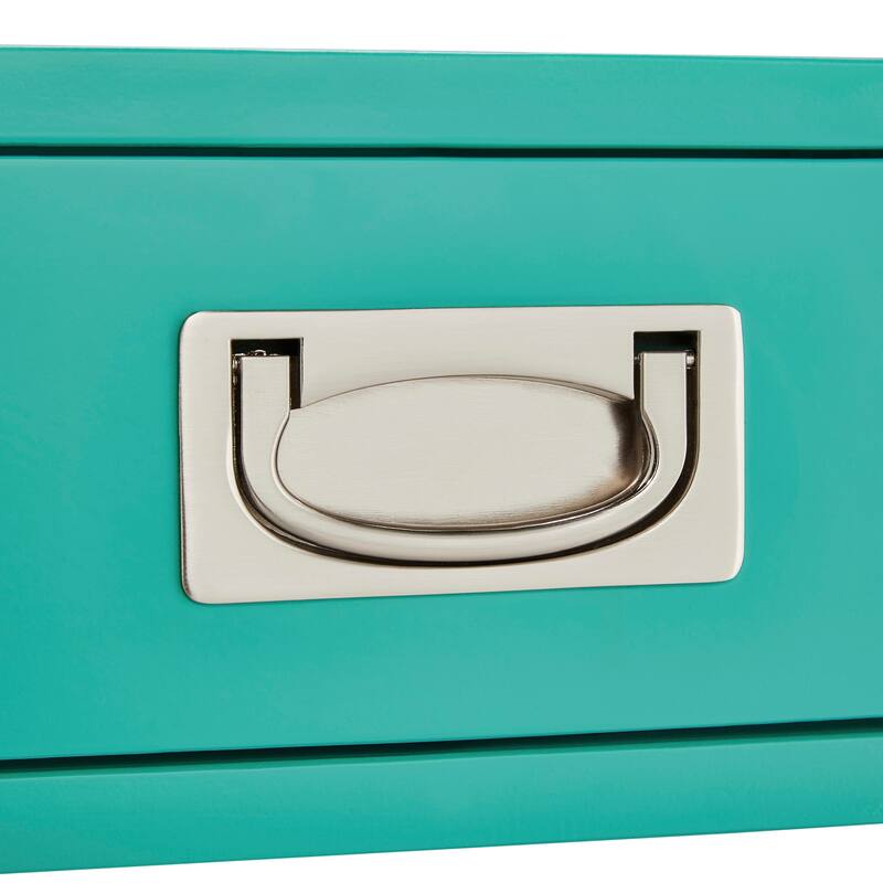 Kenton X Base Wood Accent Campaign Writing Desk iNSPIRE Q Modern
