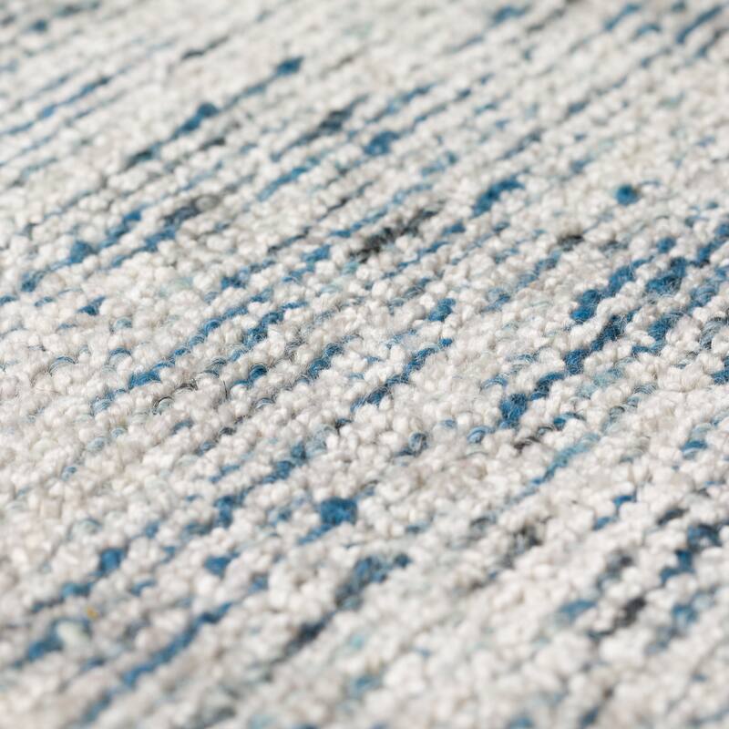 Addison Villager Textured Solid Wool and Viscose Area Rug