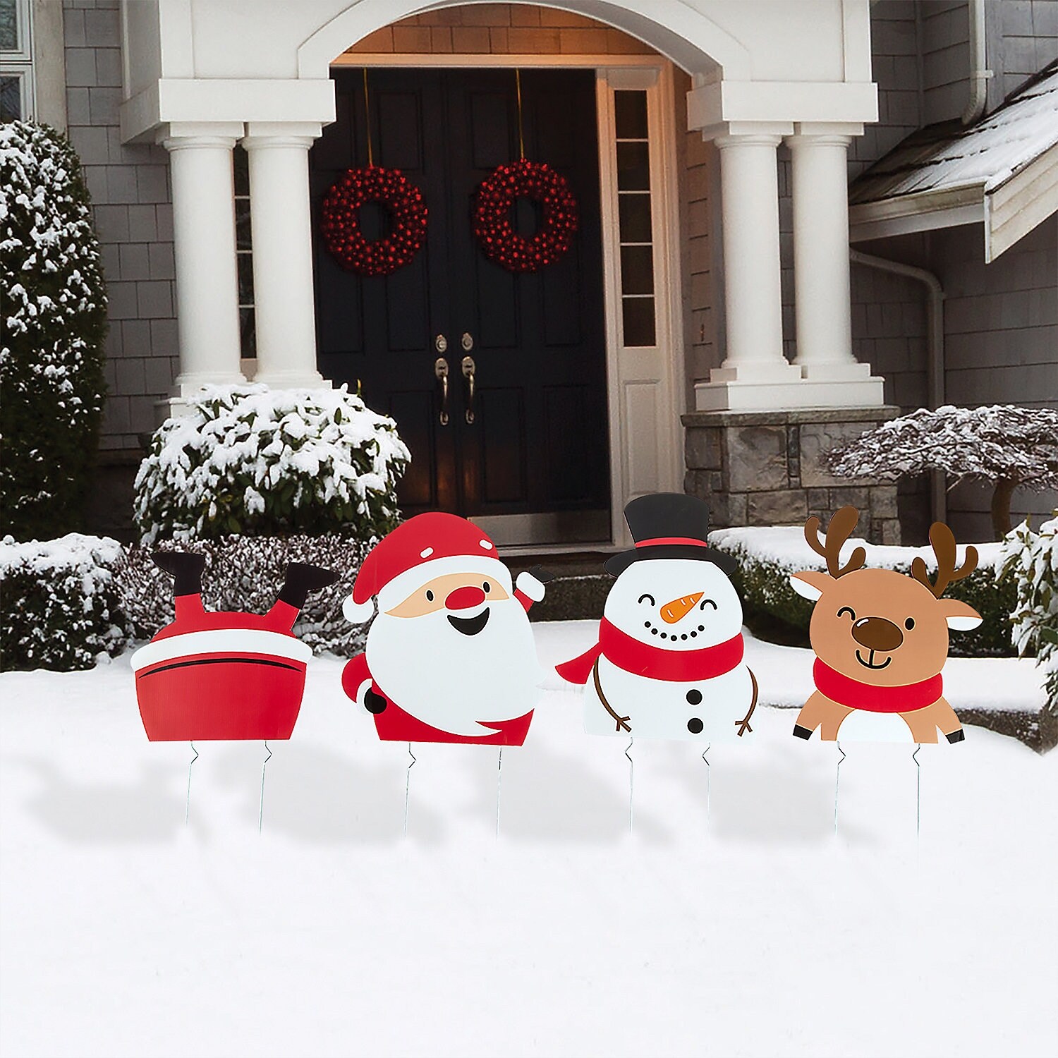 *⑅୨୧ rtsegy ୨୧⑅* 1980's Pair Dual Lite Exit Red Letter Sign USA 6 Volt New In Box