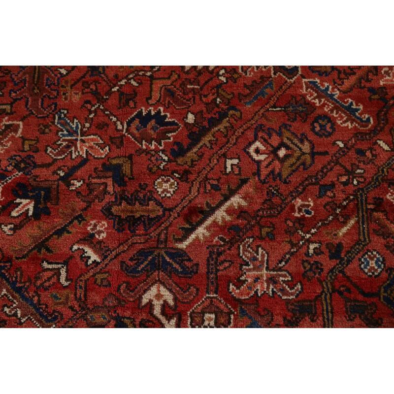 Vegetable Dye Palace Size Heriz Persian Area Rug Handmade Wool Carpet - 10'3" x 18'5"