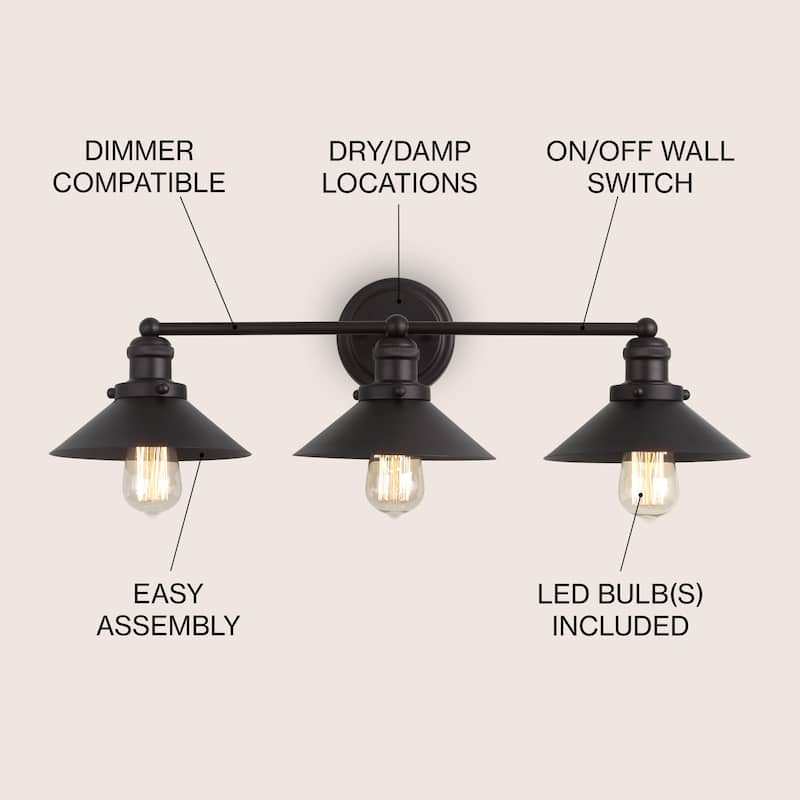 Florence Metal Shade Sconce, by JONATHAN Y