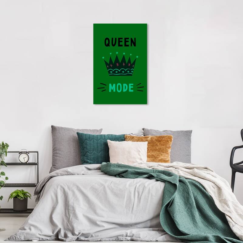 Wynwood Studio Canvas Fashion and Glam Queen Mode Pink and Modern & Contemporary Wall Art Canvas Print - 36 x 24