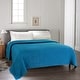 preview thumbnail 59 of 83, 100-percent Cotton Waffle Weave Medium Weight All Season Thermal Blankets King - Teal