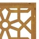 preview thumbnail 6 of 5, vidaXL Patio Wall Decoration 41.3"x21.7" Corten Steel Moorish Design