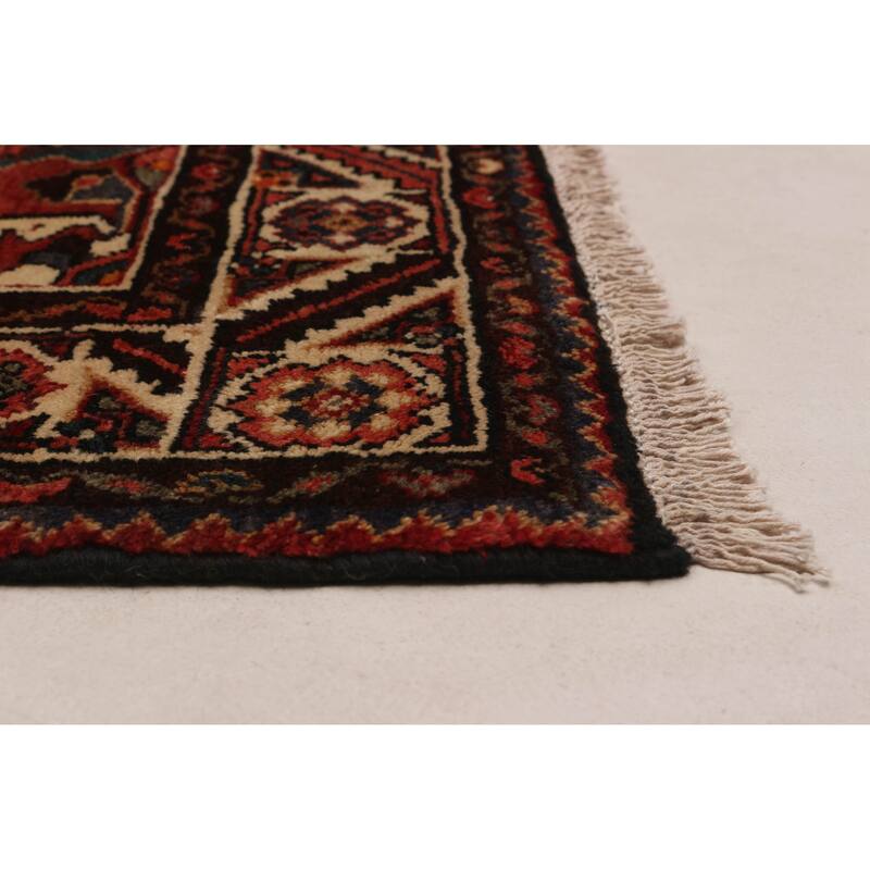 ECARPETGALLERY Hand-knotted Andelz Navy Wool Rug - 3'5 x 12'8