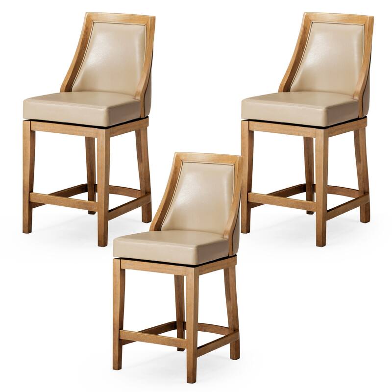 Maven Lane Vienna Swivel Kitchen Stool