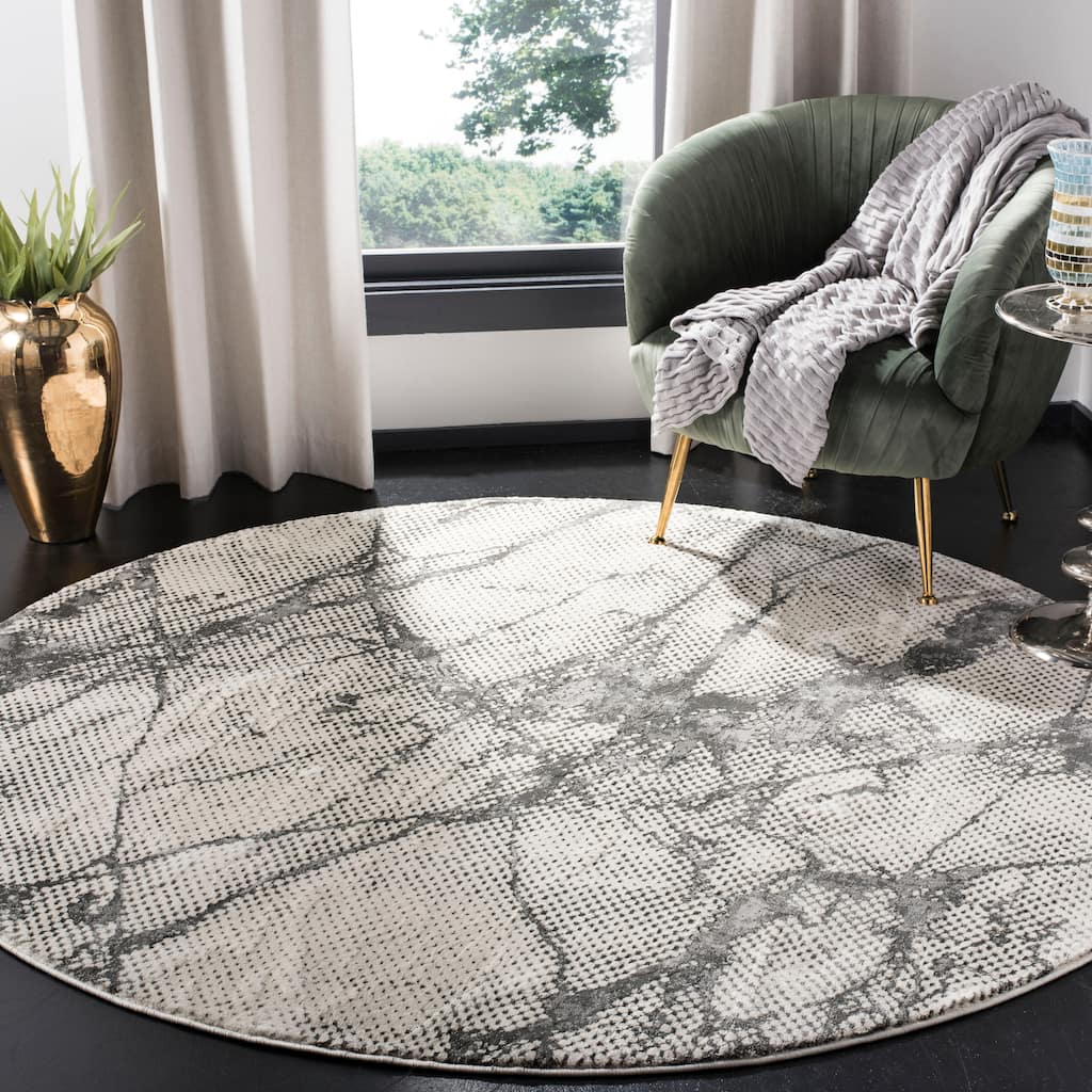 SAFAVIEH Lurex Rosita Modern Abstract Polyester Rug