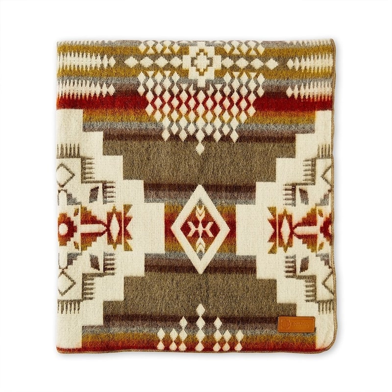 Southwest Handmade Blanket - Brown
