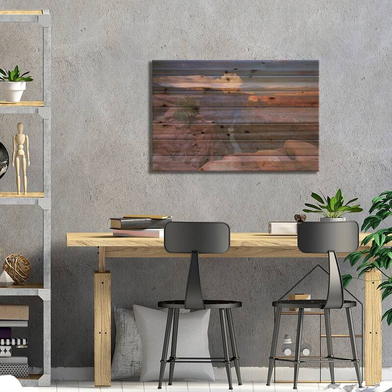 Colorado River From Toroweap Overlook, Grand Canyon National Park, Arizona II Print On Wood by Tim Fitzharris - Multi-Color