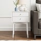 preview thumbnail 70 of 82, Nathan James Harper 2-Drawer Mid-Century Side Table