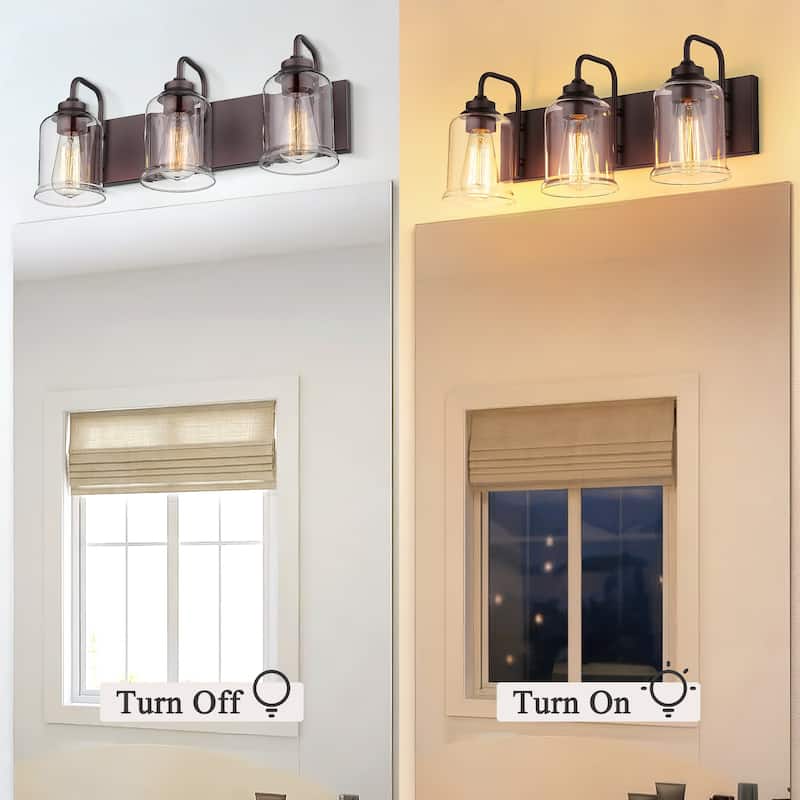 3/4/5/6-Light Modern Vanity Lights Over Mirror for Bathroom