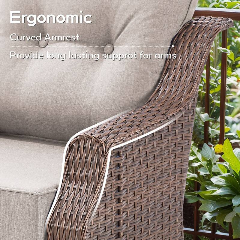 Outdoor Couch 3 Seater Sofa Deep Seat Sofa