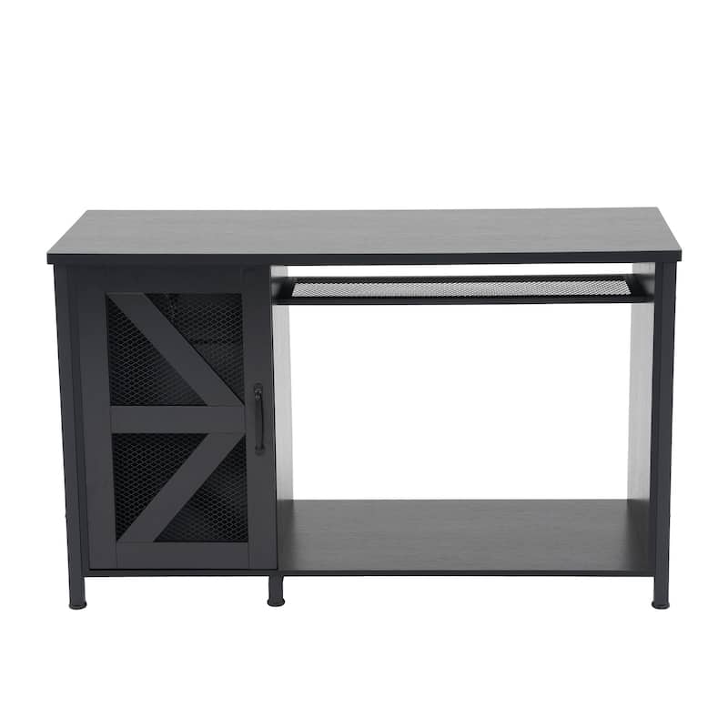 52 Inches Metal Fish Tank Stand With Electrical Outlet For Storage Of Fish Tank Accessories