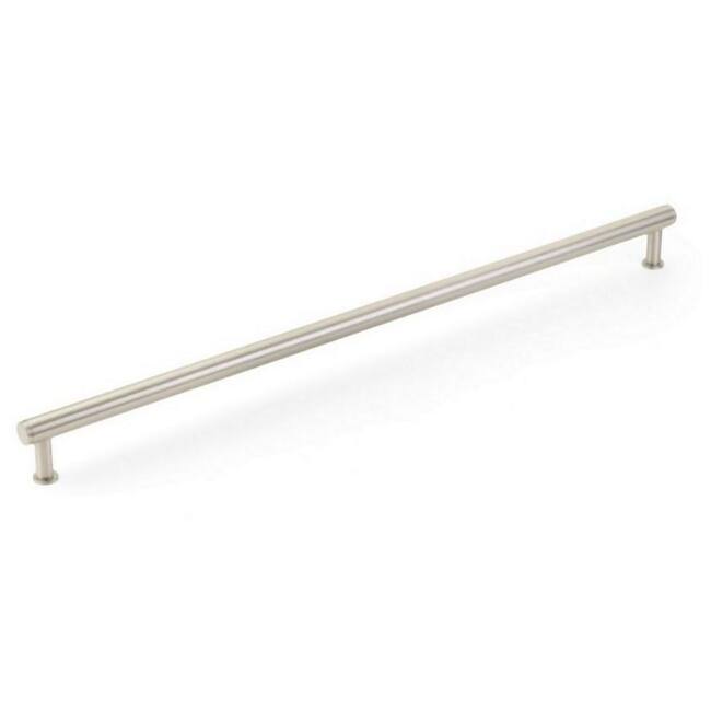 Schaub and Company Pub House 24" Center to Center Smooth Bar Solid - Brushed Nickel