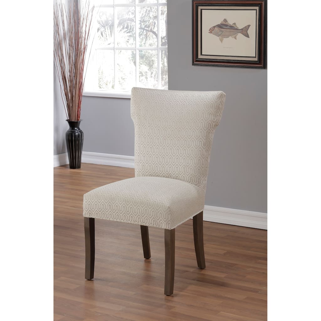 Bella Transitional Wingback Dining Room Chair