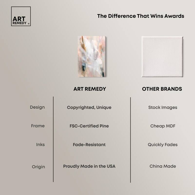 Drifting Colors I Canvas by Art Remedy, Gallery Wrapped
