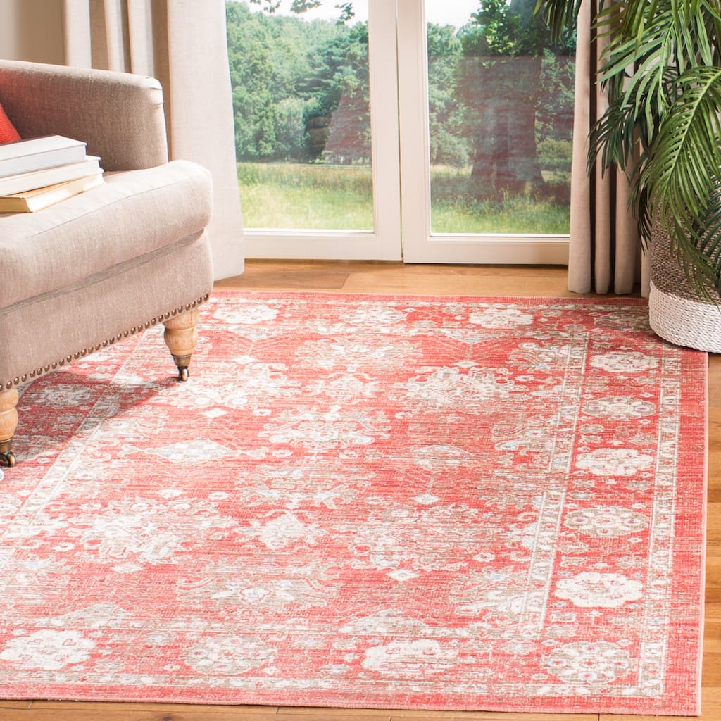 SAFAVIEH Windsor Iulia Shabby Chic Oriental Polyester Rug