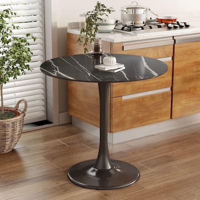 Round Table,Modern Dining Table,Dining Table,MDF Top and Steel Base Tulip Round Kitchen Table, Kitchen Table,Oval Dining Table