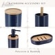 preview thumbnail 29 of 63, Bathroom Accessories with Natural Accents, Modern 6-piece Set