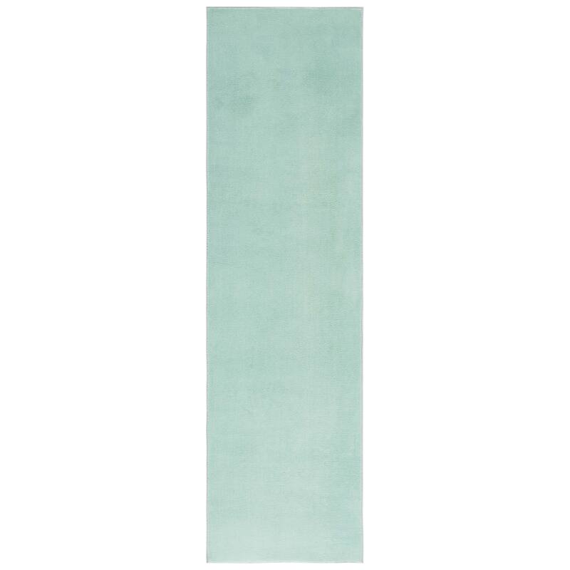 SAFAVIEH Loft Saundra Contemporary Machine Washable Rug - 2'3" x 9' Runner - Sage