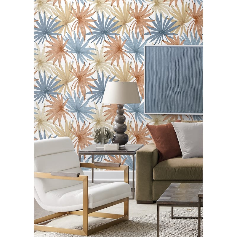 Luxe Haven Tropic Palm Toss Peel and Stick Wallpaper
