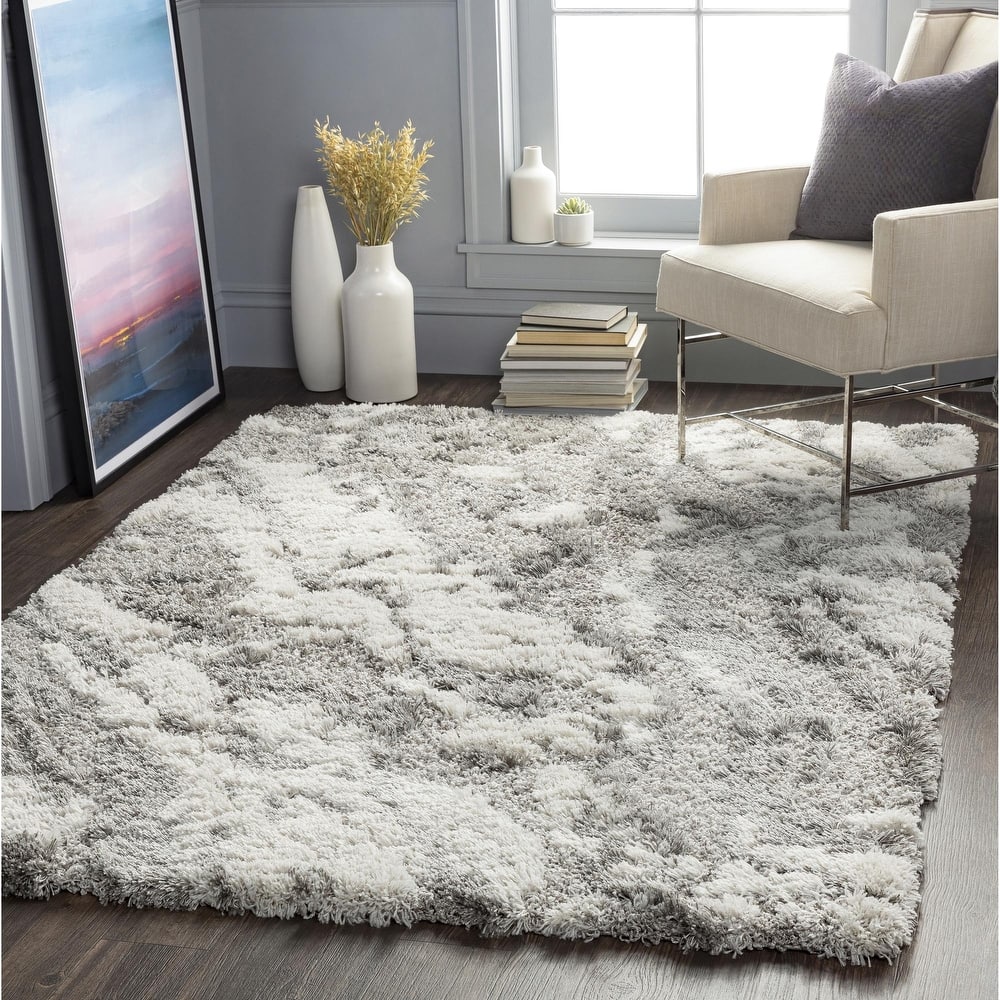 Livabliss Alta Shag Scandinavian Abstract Area Rug