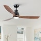 preview thumbnail 52 of 58, YUHAO 56 inch 6 Speed Quiet DC Motor Indoor Matte White Ceiling Fans with Lights and Remote Control