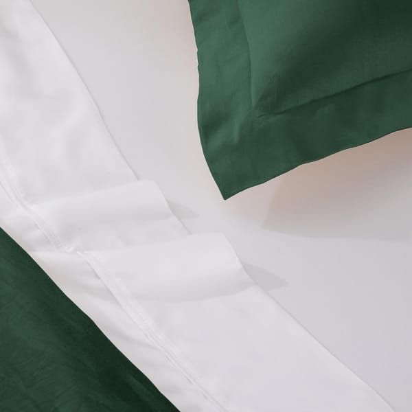 Superior Egyptian Cotton 400 Thread Count Solid Duvet Cover Set