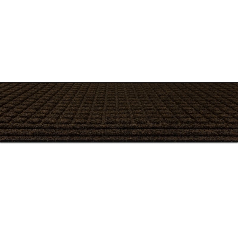 Mohawk Home Waffle Grid Impression Indoor/Outdoor Recycled Rubber All Weather Utility Doormat