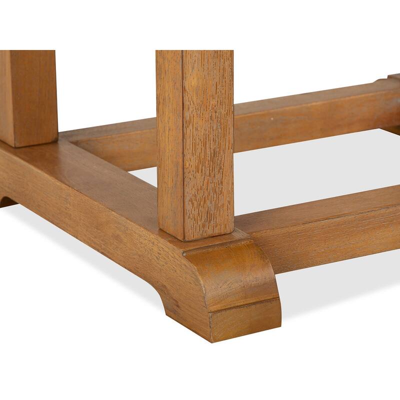 Magnussen Home Lindon Belgian Wheat Rectangular End Table - 22.75''W x 28''D x 24''H