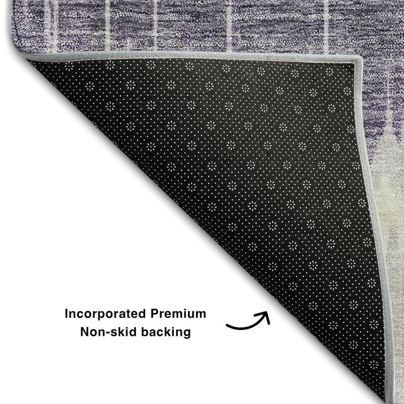 Premium Washable Super Soft Modern Stripe Mayfield Rug