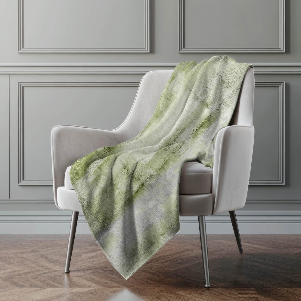 Premium Machine Washable Modern Imprints Sherpa Throw Blanket