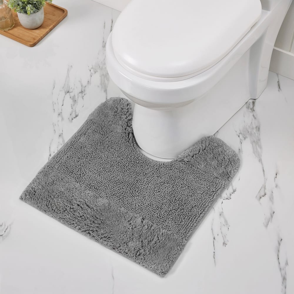 Better Trends Bath Rug 100% Cotton Water Absorbent Tufted Bathroom Rugs Set for Shower,Sink Mats Machine Wash Granada Collection