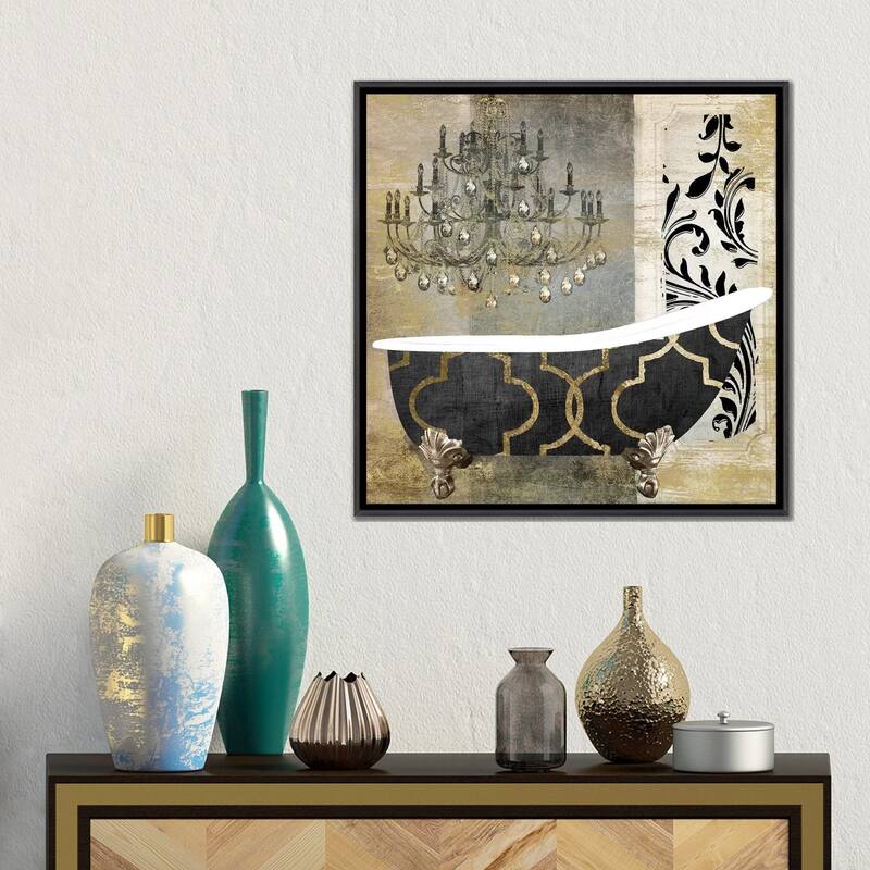 iCanvas "Paris Bath II" by Color Bakery Framed
