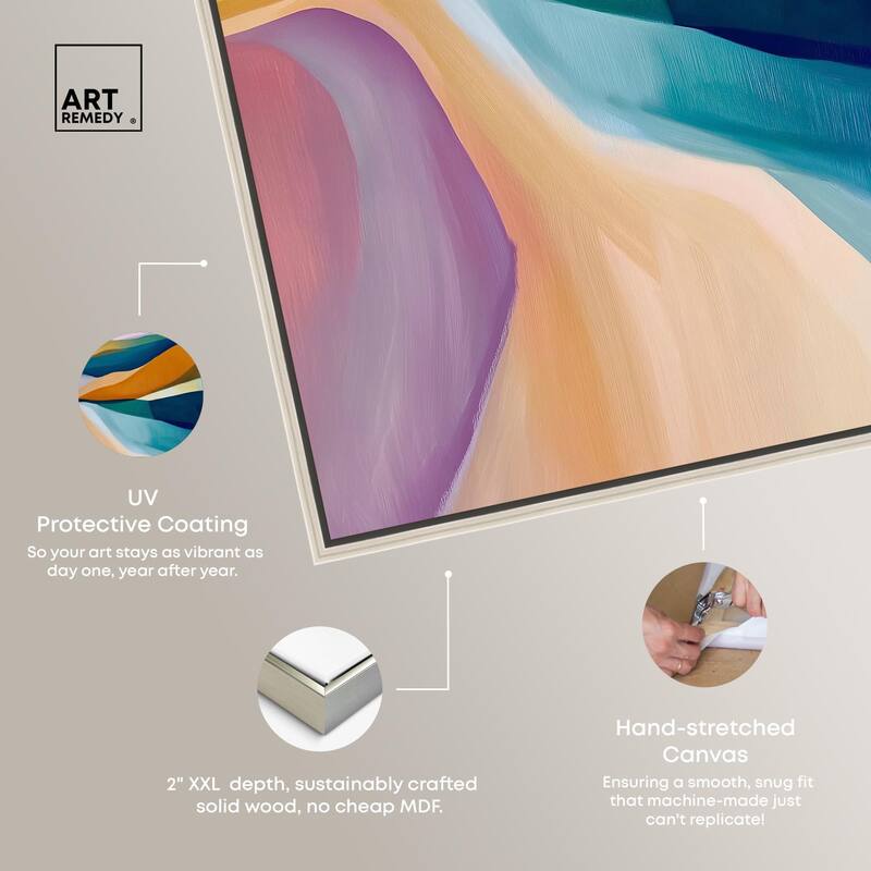 Colorful Dunes II Canvas by Art Remedy