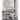 Vintage Mirrored Glass High Level Makeup Organizer With Diamond Cut - Silver