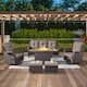 Option Brown Wicker / Grey Cusion