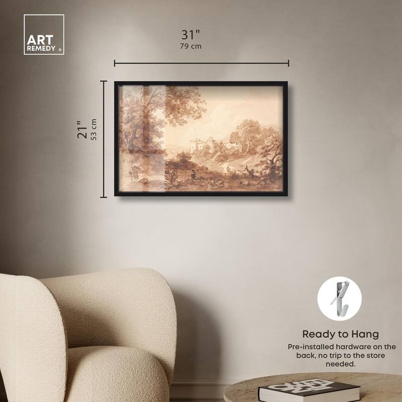 Carew Castle Shadowbox by Art Remedy