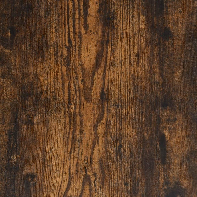 vidaXL Coffee Table White/Black/Brown Oak/Smoked Oak 40.2"x19.7"x13.8" Engineered Wood - 40.2" x 19.7" x 13.8"
