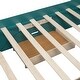 preview thumbnail 55 of 55, Solid Wood Platform Bed Frame Imitate Bridge Design Drawers