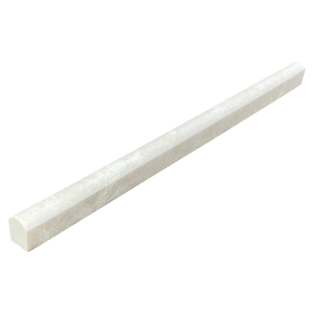 Creamy Marble 0.62" x 12" Pencil Liner