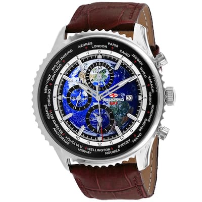Seapro Men's Meridian World Timer GMT Blue Dial Watch - SP7131 - 6 (36)