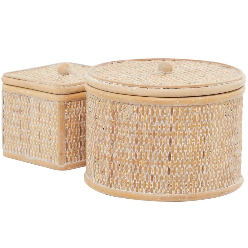 Rattan Storage Box (Set of 2)