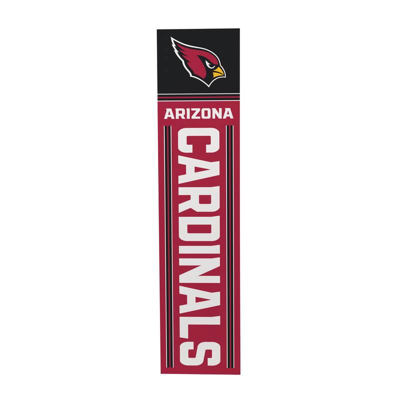 47" Double Sided Seasonal Porch Leaner, Arizona Cardinals - 47" x 11.25"