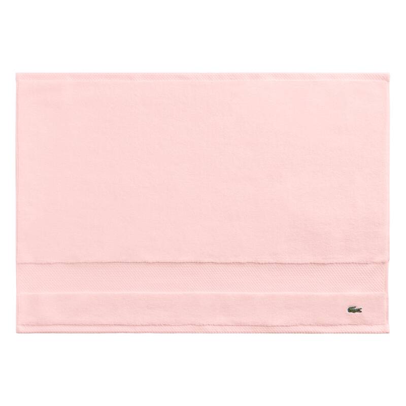 Lacoste Heritage Supima Cotton Bath Mat - Light Pink