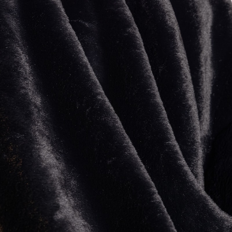 Husband Pillow - Exquisite Cozy Faux Fur - Double Sided Weighted Throw Blanket - 2-tone, 50"X 60"