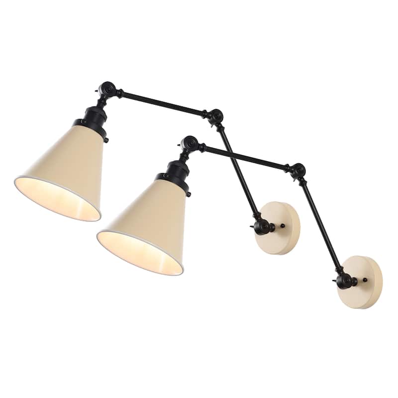 Rover 7" Adjustable Arm Metal LED Wall Sconce by JONATHAN Y