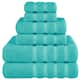 American Soft Linen 6-pc. Turkish Cotton Towel Set - Turquoise