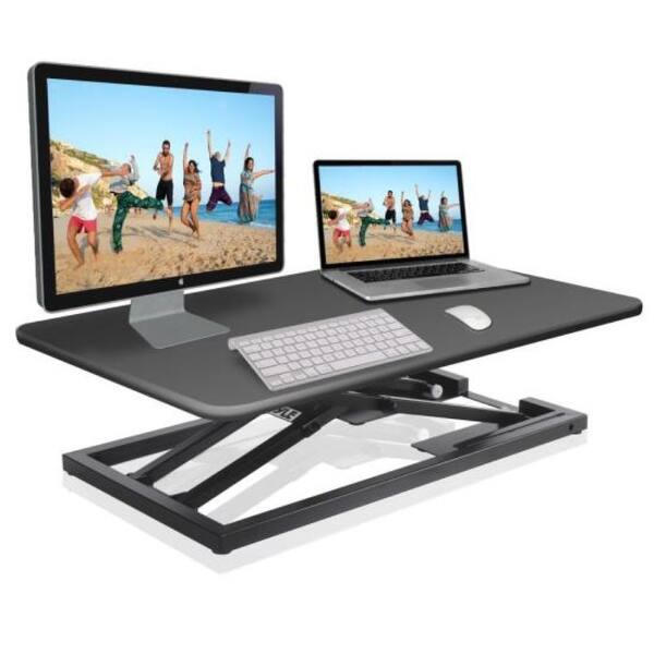 Shop Low Profile Sitting Standing Laptop Computer Monitor Desk